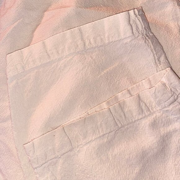 American Weekend Light tan / beige pants with elastic / drawstring waist Small - Picture 7 of 8